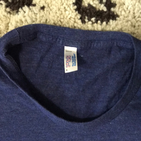 American Apparel S The Track Shirt heather blue - Picture 3 of 4